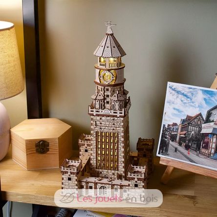 Faro di Alessandria modello meccanico U-70254 Ugears 13