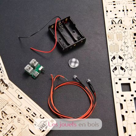 Faro di Alessandria modello meccanico U-70254 Ugears 5