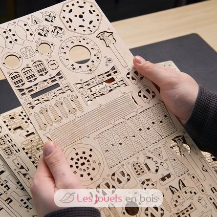 Faro di Alessandria modello meccanico U-70254 Ugears 3