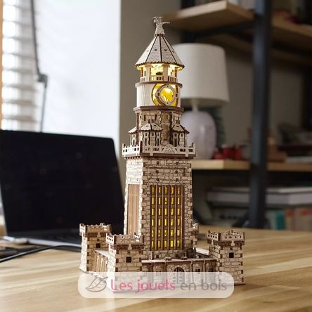 Faro di Alessandria modello meccanico U-70254 Ugears 14