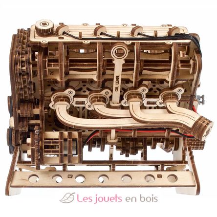 Motore V8 modello meccanico U-70264 Ugears 6