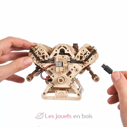 Motore V8 modello meccanico U-70264 Ugears 8