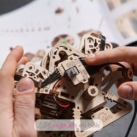 Motore V8 modello meccanico U-70264 Ugears 12