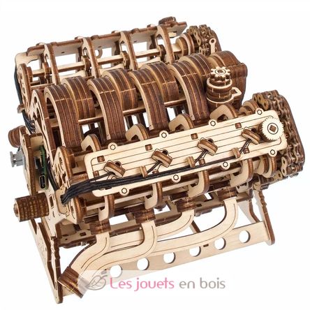 Motore V8 modello meccanico U-70264 Ugears 1
