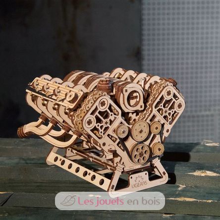 Motore V8 modello meccanico U-70264 Ugears 16