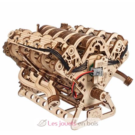 Motore V8 modello meccanico U-70264 Ugears 2