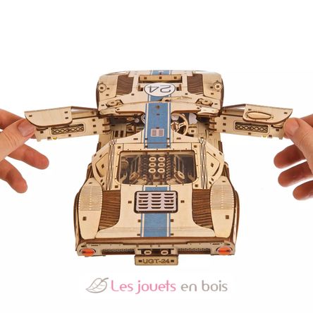 UGT-24 Auto da Endurance modello meccanico U-70267 Ugears 2