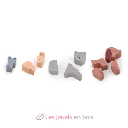 Puzzle di apprendimento - Contare gli animali V7118 Vilac 2