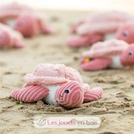 Peluche tartaruga mamma baby rosa DE73501 Les Déglingos 5