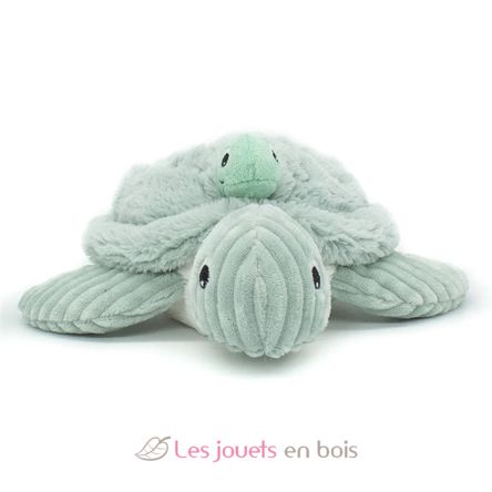 Peluche tartaruga mamma baby menta DE73503 Les Déglingos 6