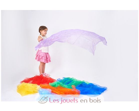 7 tessuti in organza arcobaleno TK74100 TickiT 3