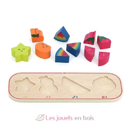 Puzzle di apprendimento - Contare la frutta V7424 Vilac 5