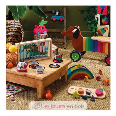 Puzzle di apprendimento - Contare la frutta V7424 Vilac 8