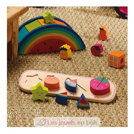 Puzzle di apprendimento - Contare la frutta V7424 Vilac 7