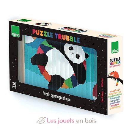 Puzzle 4D Animali V7427 Vilac 11