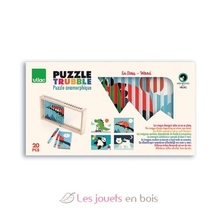 Puzzle 4D Animali V7427 Vilac 12