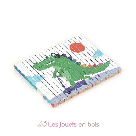 Puzzle 4D Animali V7427 Vilac 8