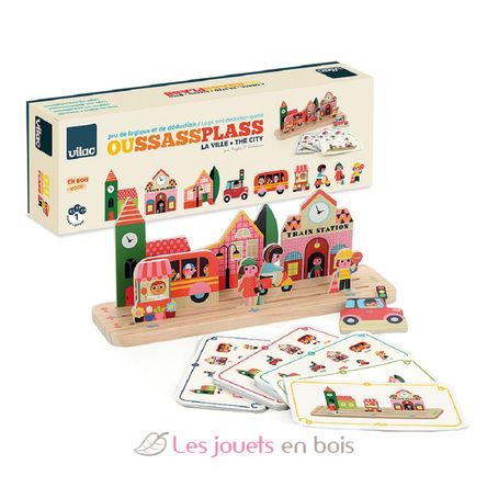 Gioco di logica in legno - La Città V7627 Vilac 8