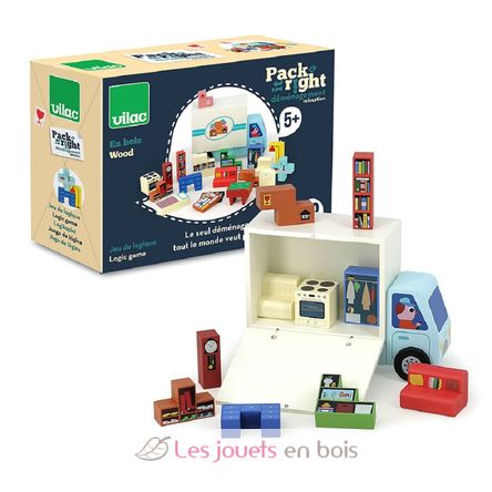 Gioco di logica in legno - Camion da trasloco V7635 Vilac 7