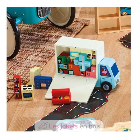 Gioco di logica in legno - Camion da trasloco V7635 Vilac 8