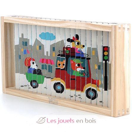 Puzzle 4D Trasporti V7639 Vilac 7