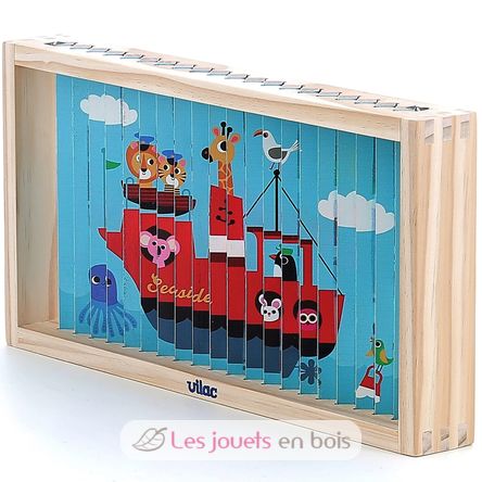 Puzzle 4D Trasporti V7639 Vilac 6