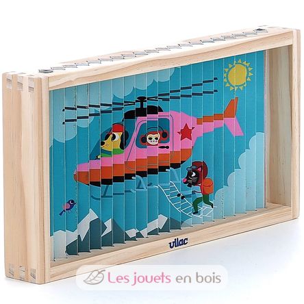 Puzzle 4D Trasporti V7639 Vilac 3