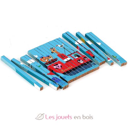 Puzzle 4D Trasporti V7639 Vilac 9