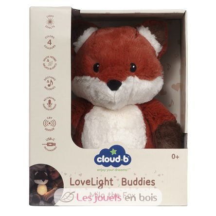 Luce notturna musicale Milo la volpe Cloudb-7704-FX Cloud b 7