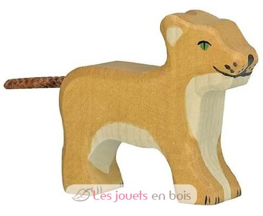 Figurina del cucciolo di leone HZ-80141 Holztiger 1
