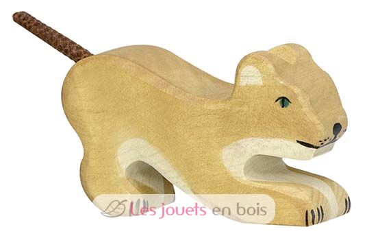 Figurina del cucciolo di leone HZ-80142 Holztiger 1