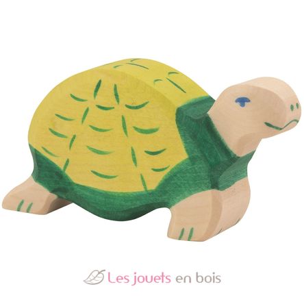 Figurina di tartaruga verde HZ-80176 Holztiger 1