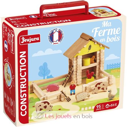 La mia fattoria in legno 95 pezzi JJ8040 Jeujura 1