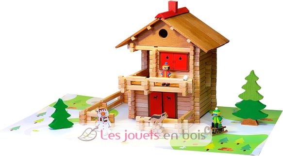 Lo chalet in montagna 215 pezzi JJ8091 Jeujura 3
