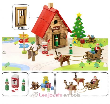 Lo Chalet di Natale 90 pezzi JJ8094 Jeujura 4