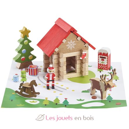 Casetta di Babbo Natale 60 pezzi JJ8214 Jeujura 2