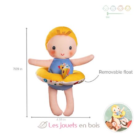 Pupazzo da bagno Gaspard LI-83423 Lilliputiens 4
