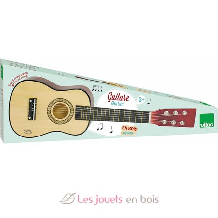 Chitarra in legno naturale V8358 Vilac 5