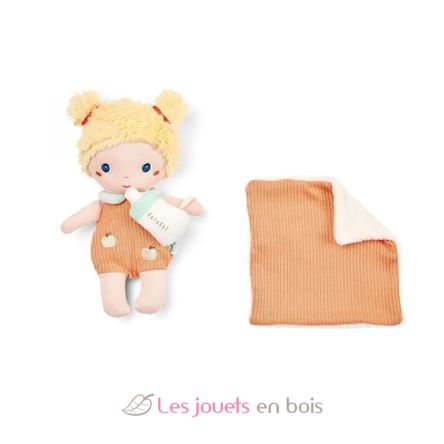 Bambola in tessuto Méla con culla portatile LL83724 Lilliputiens 4