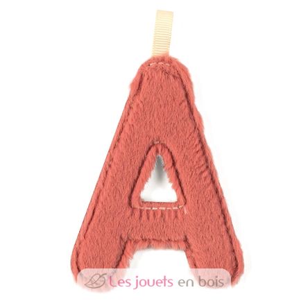 Lettera A rosa fosforescente LL83859 Lilliputiens 1