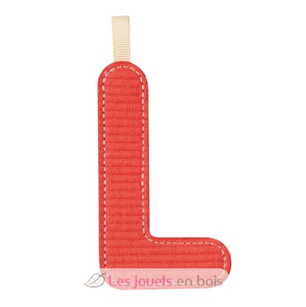 Lettera L rossa fosforescente LL83873 Lilliputiens 1