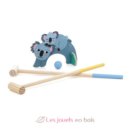 Set da croquet in legno Safari V8572 Vilac 5