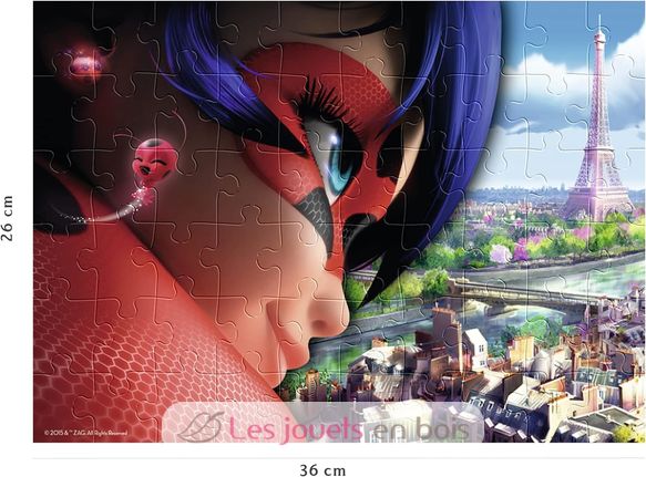 Puzzle Miraculous LadyBug 60 pezzi N86181 Nathan 3