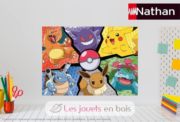 Puzzle Pikachu, Evoli e compagnia 100 pezzi N86188 Nathan 4