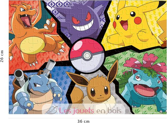 Puzzle Pikachu, Evoli e compagnia 100 pezzi N86188 Nathan 3