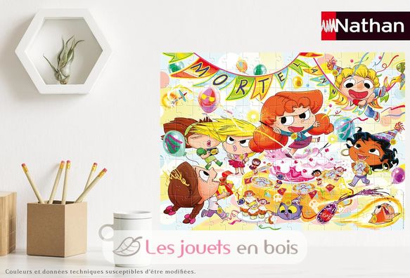 Puzzle Mortelle Adèle 150 pezzi N86198 Nathan 4