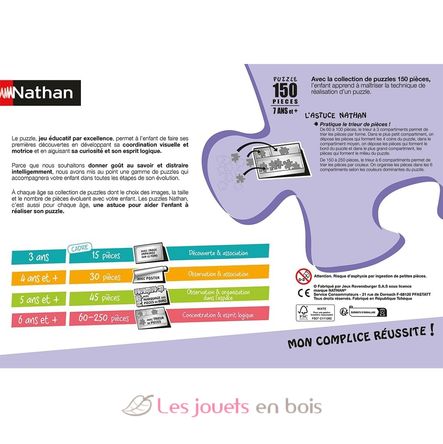 Puzzle Mortelle Adèle 150 pezzi N86198 Nathan 2