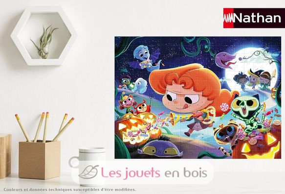 Puzzle Halloween con Mortelle Adèle 250 pezzi N86199 Nathan 3