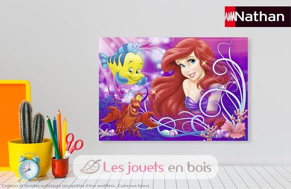 Puzzle Ariel la Sirenetta 60 pezzi N86634 Nathan 4