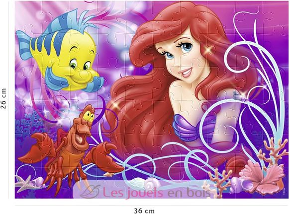 Puzzle Ariel la Sirenetta 60 pezzi N86634 Nathan 3